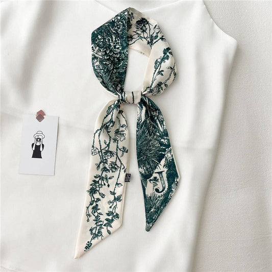 LETTER CREATIVE DOUBLE-LAYER HAIRBAND HEAD SCARF