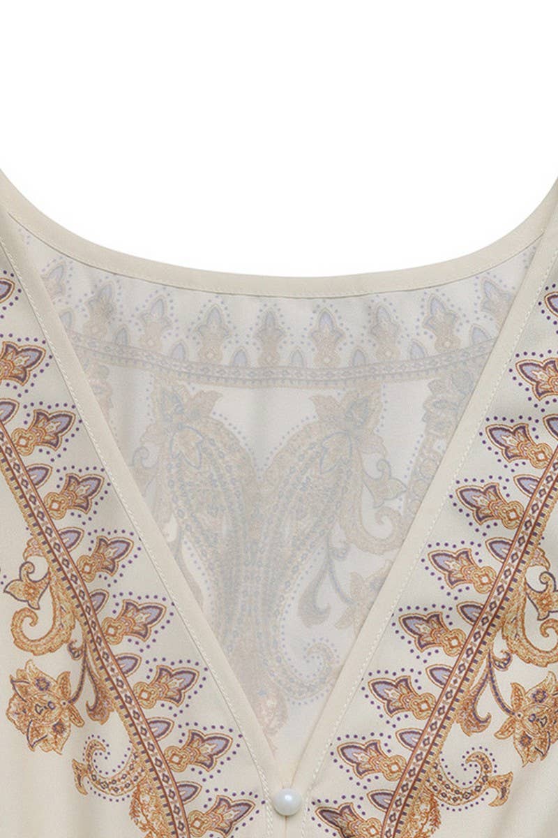 CWDMD01043_BOHO V-NECK TIE WAIST PAISLEY LONG SLEEVE DRESS