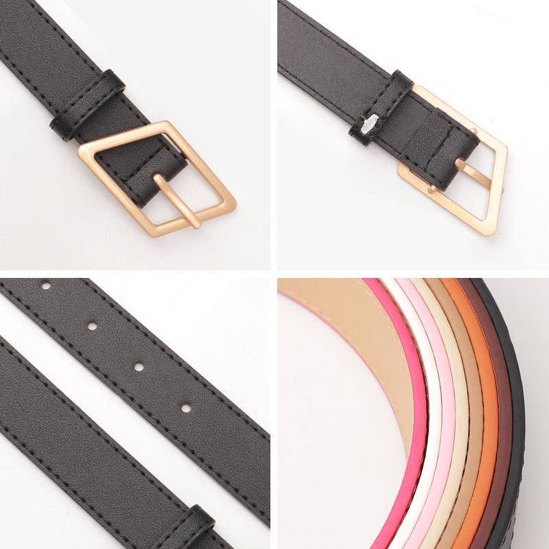 Versatile and high-end alloy pin buckle belt