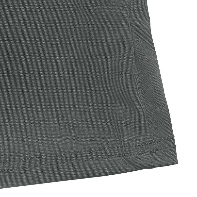 V-NECK PLEATED SOLID COLOR SIMPLE T-SHIRT TOP