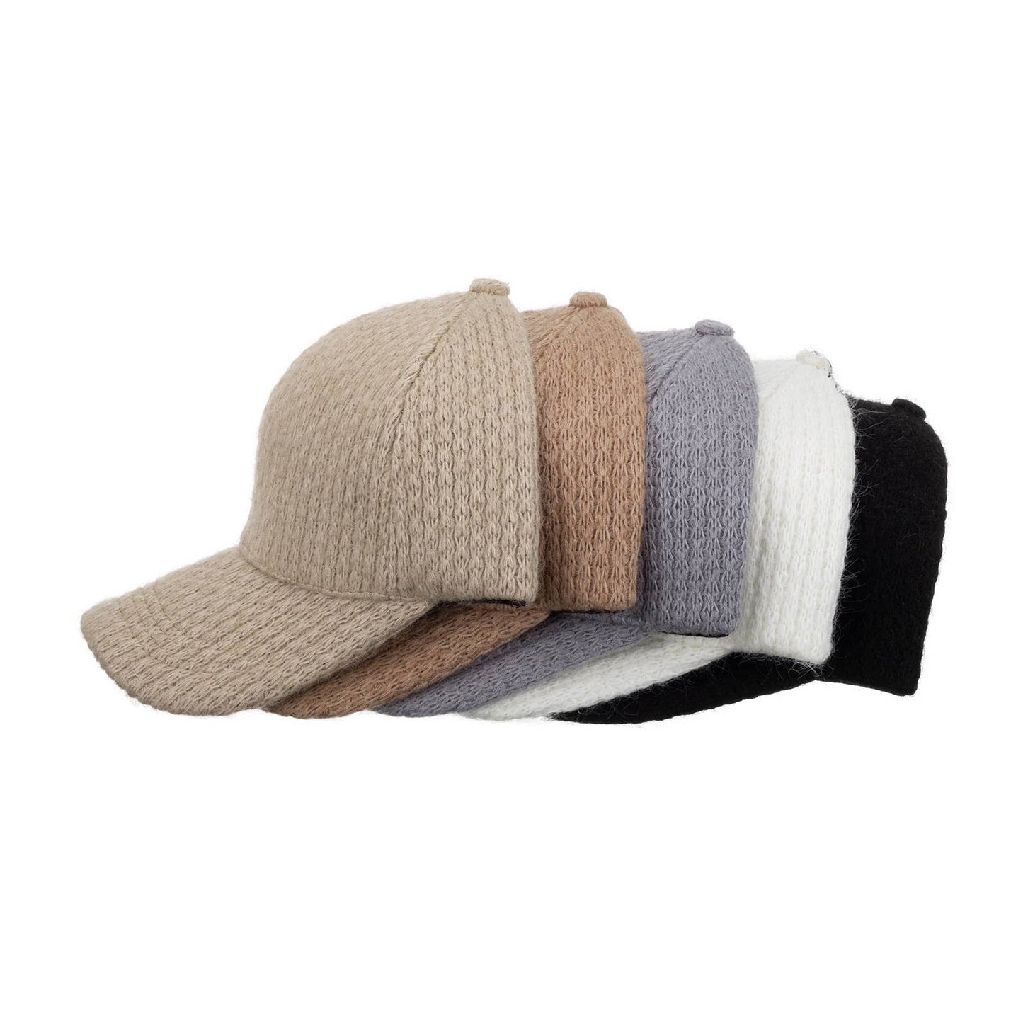 KNIT THICK WARM BASEBALL CAP CAP