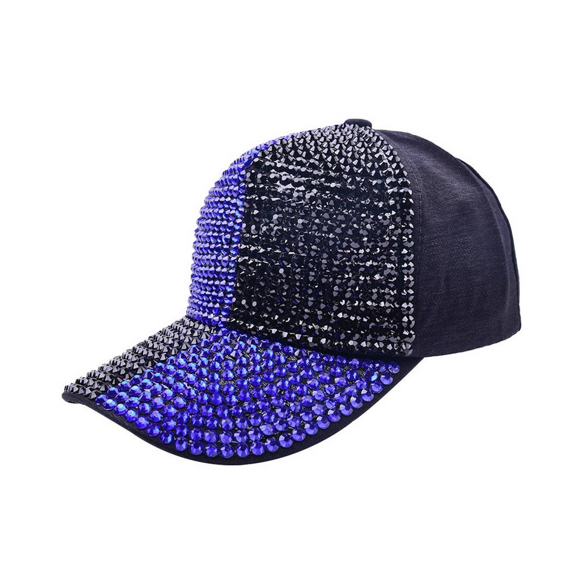 Summer Bling Baseball Cap - Stylish Rhinestone Hat CWAH1236