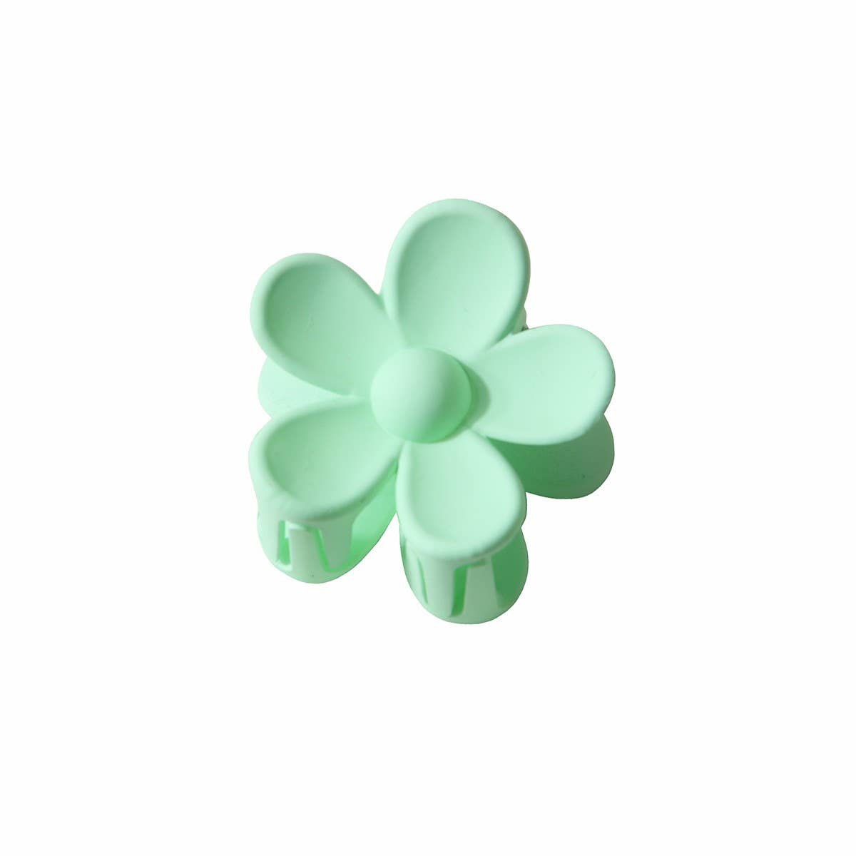 Mini Matte Flower Hair Claw Clip ? Cute Side Clip