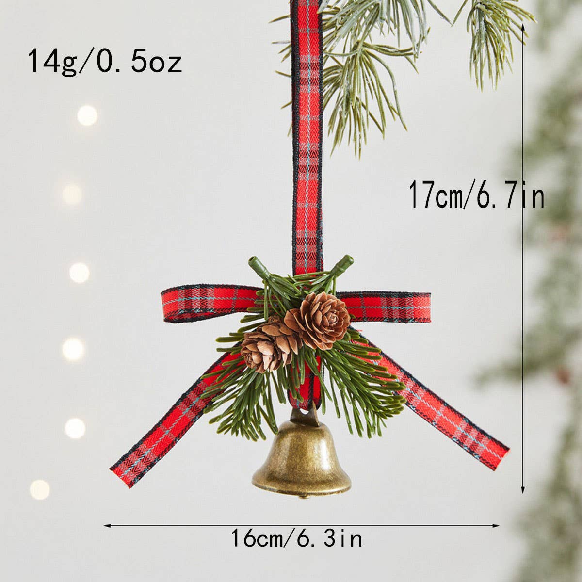 CWMM10420_CHRISTMAS REINDEER BELL DOOR HANGING ORNAMENT