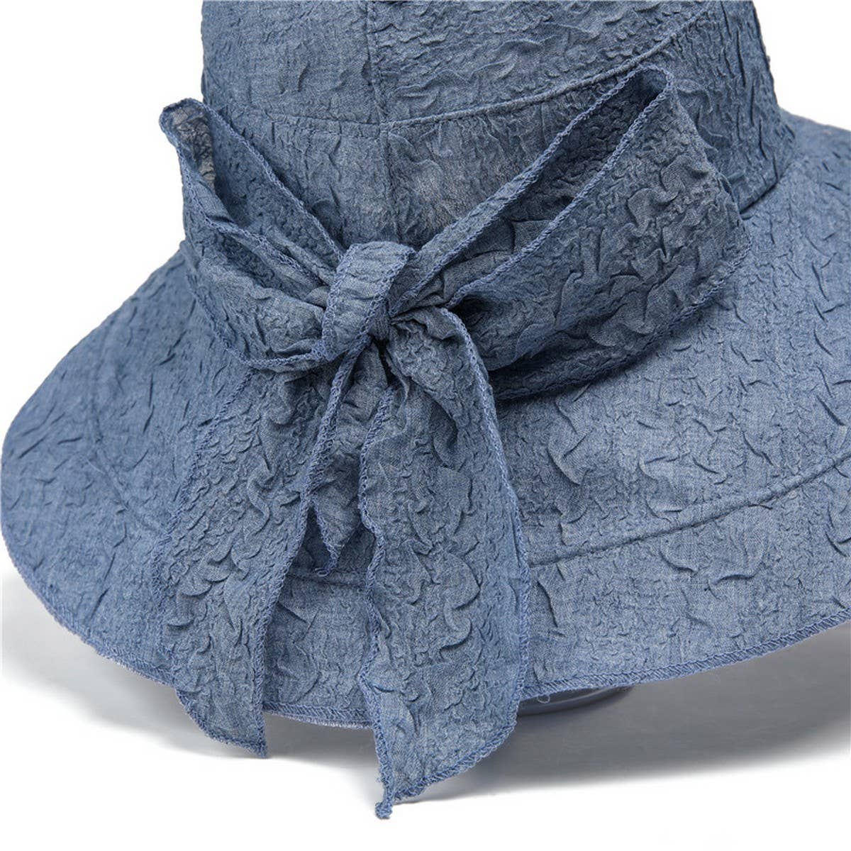 TRAVEL SUN PROTECTION BOW BUCKET HAT_CWAH1497