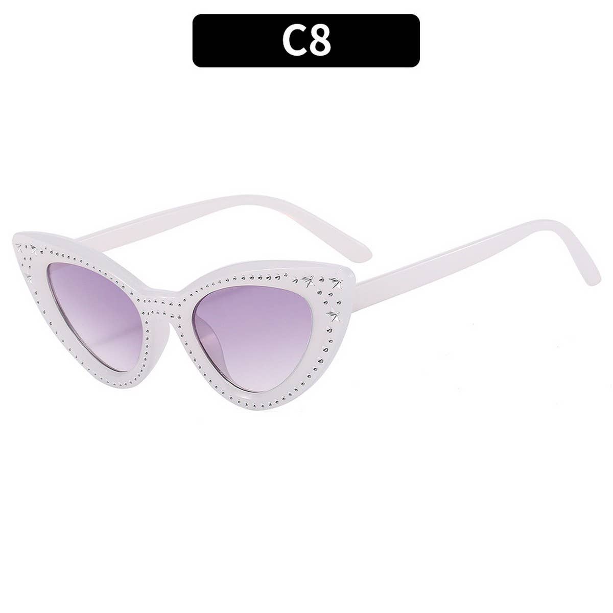 CAT-EYE DIAMOND-ENCRUSTED LUXURY SUNGLASSES_CWASG0378