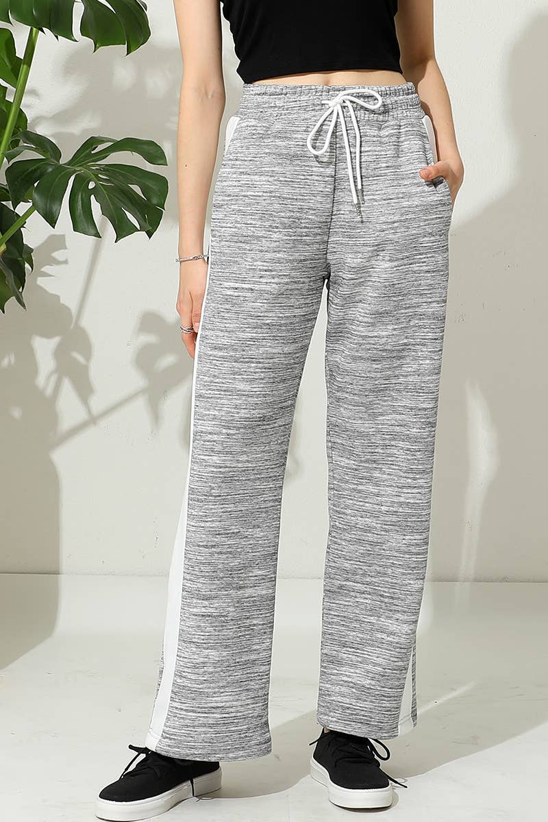 CWBLP398-P_PLUS SIZE HIGH WAISTED WIDE LEG LONG SWEATPANTS
