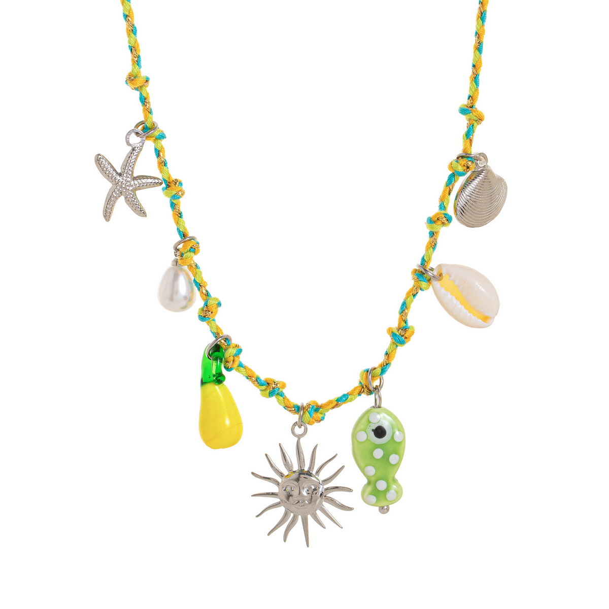 Starfish Pearl Heart Necklace??œDopamine Summer Vibe_CWMM6964