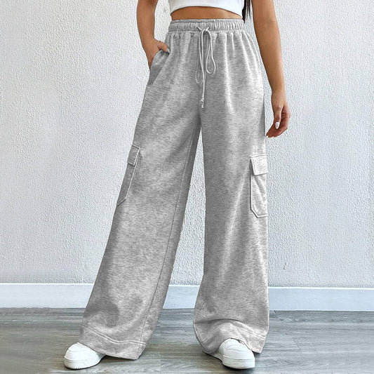 AMERICAN CARGO WIDE LEG SLACKS HIGH WAIST