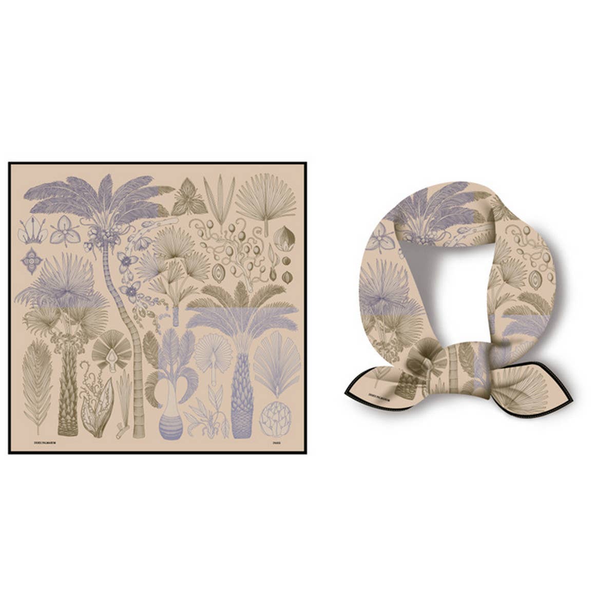 Vacation Beach Satin Scarf for Women, Sun