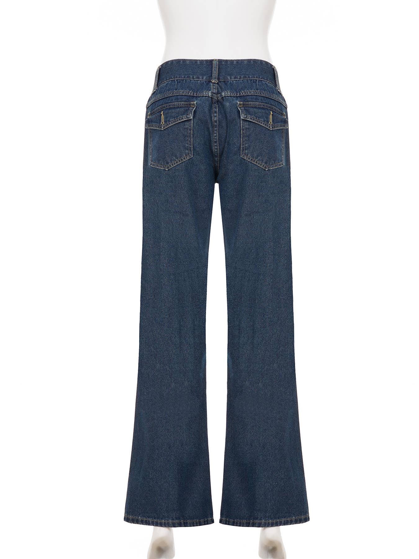 Low-waisted slightly flared jeans,casual jeans