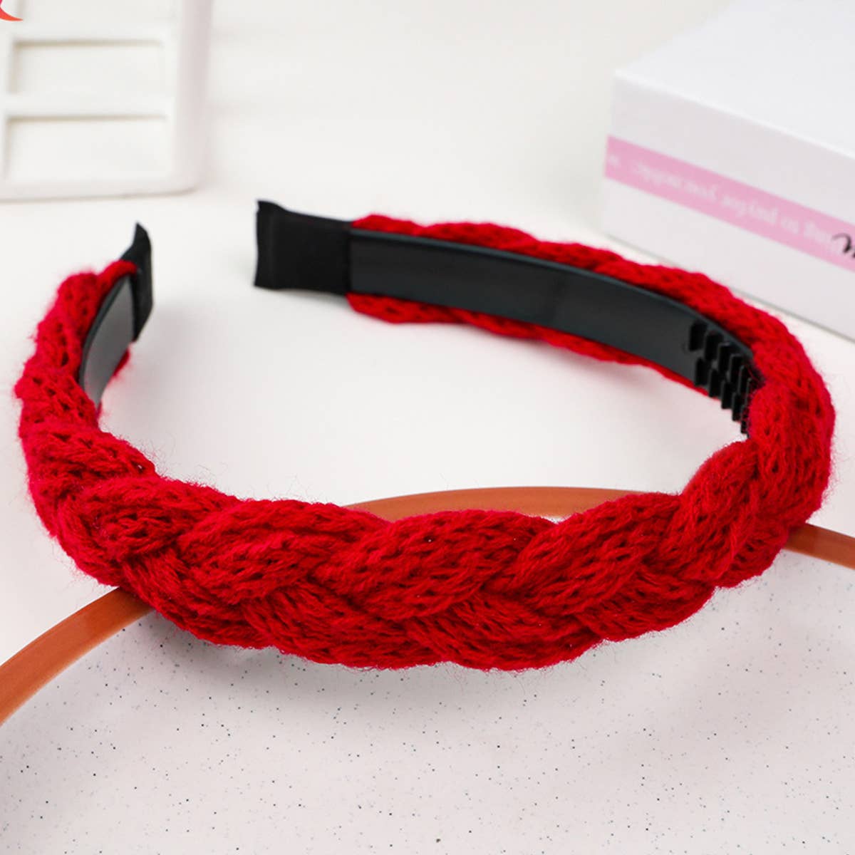 FASHION  WOOL  BRAIDED  HAIR HOOP_CWAHA0237