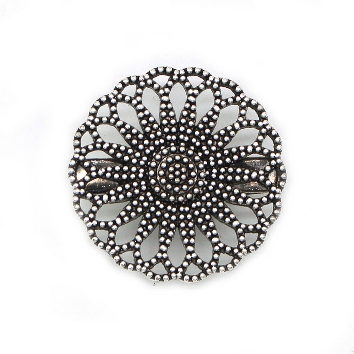 NEW COLLAR CLIP RETRO FLOWER CARDIGAN SHAWL CLIP