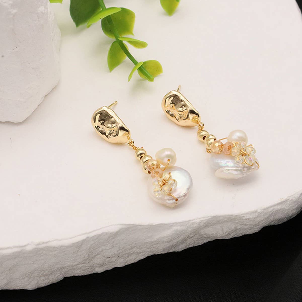 NEW HIGH-END ALL-MATCH NATURAL PEARL EARRINGS