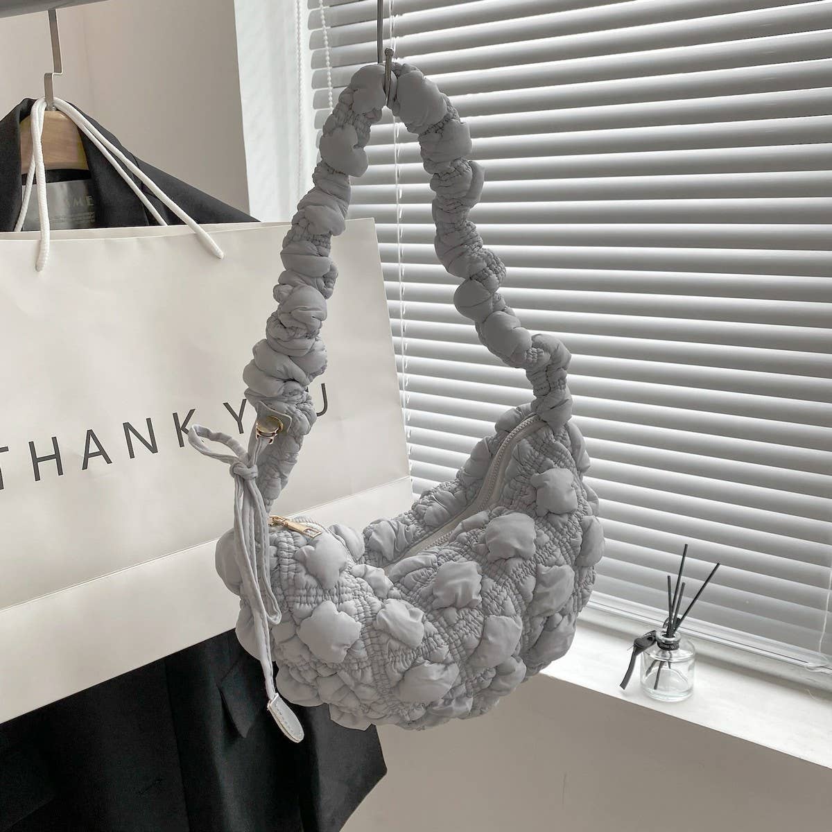 Dumpling Puff Cloud Bag Shoulder Crossbody_CUAB00459