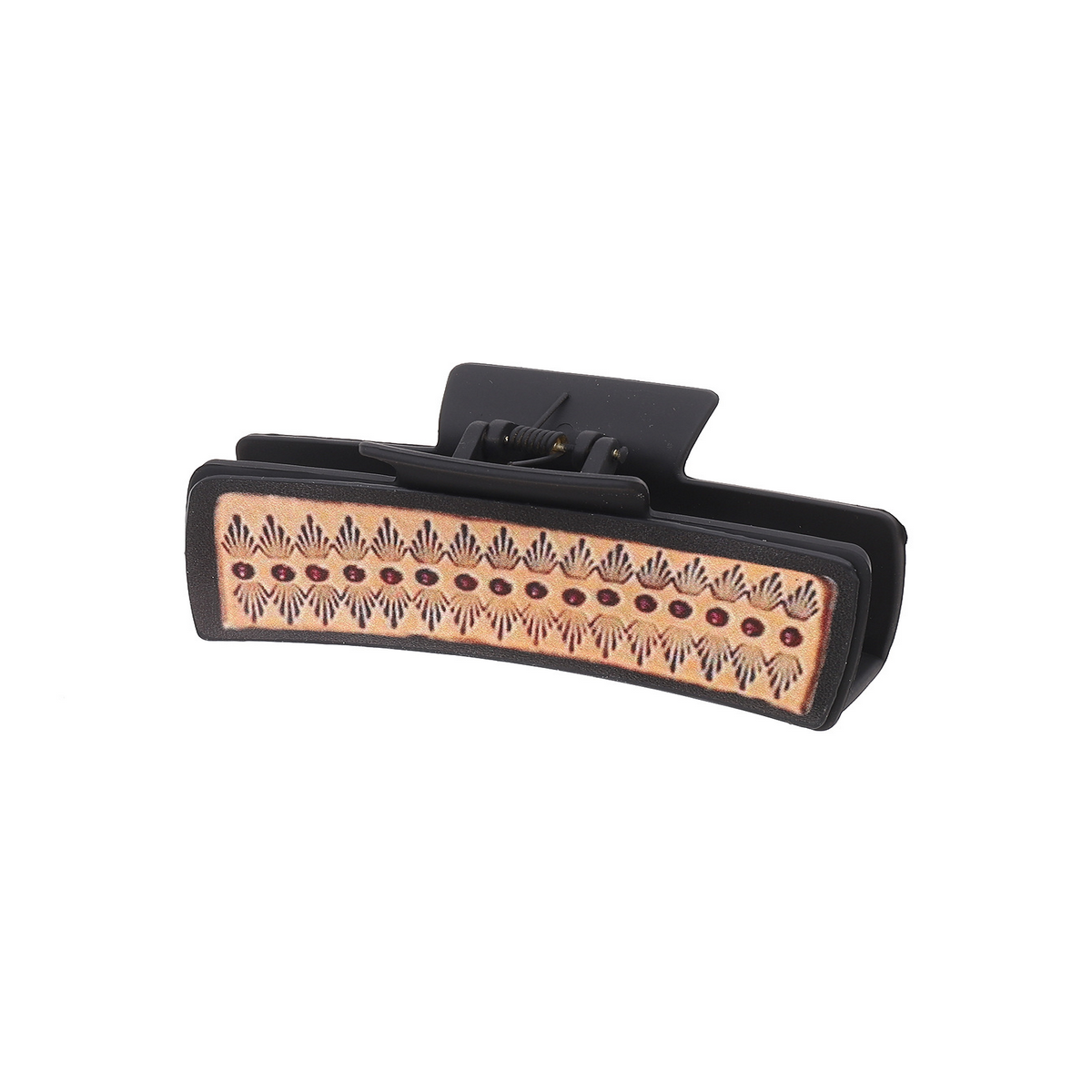 WESTERN COWBOY STYLE PU LEATHER HAIR CLIP LARGE