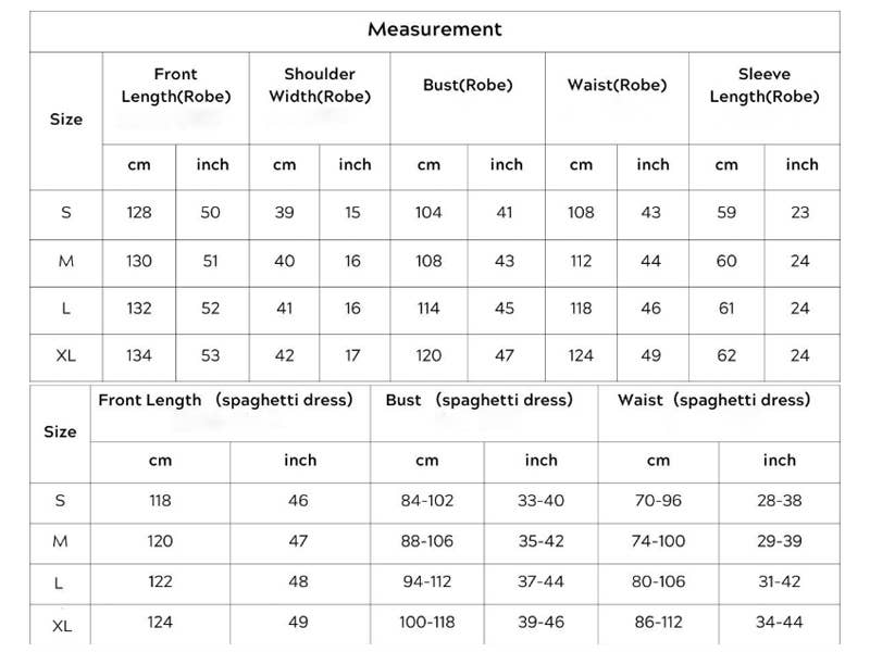 Mid-length spaghetti-strap nightgown set