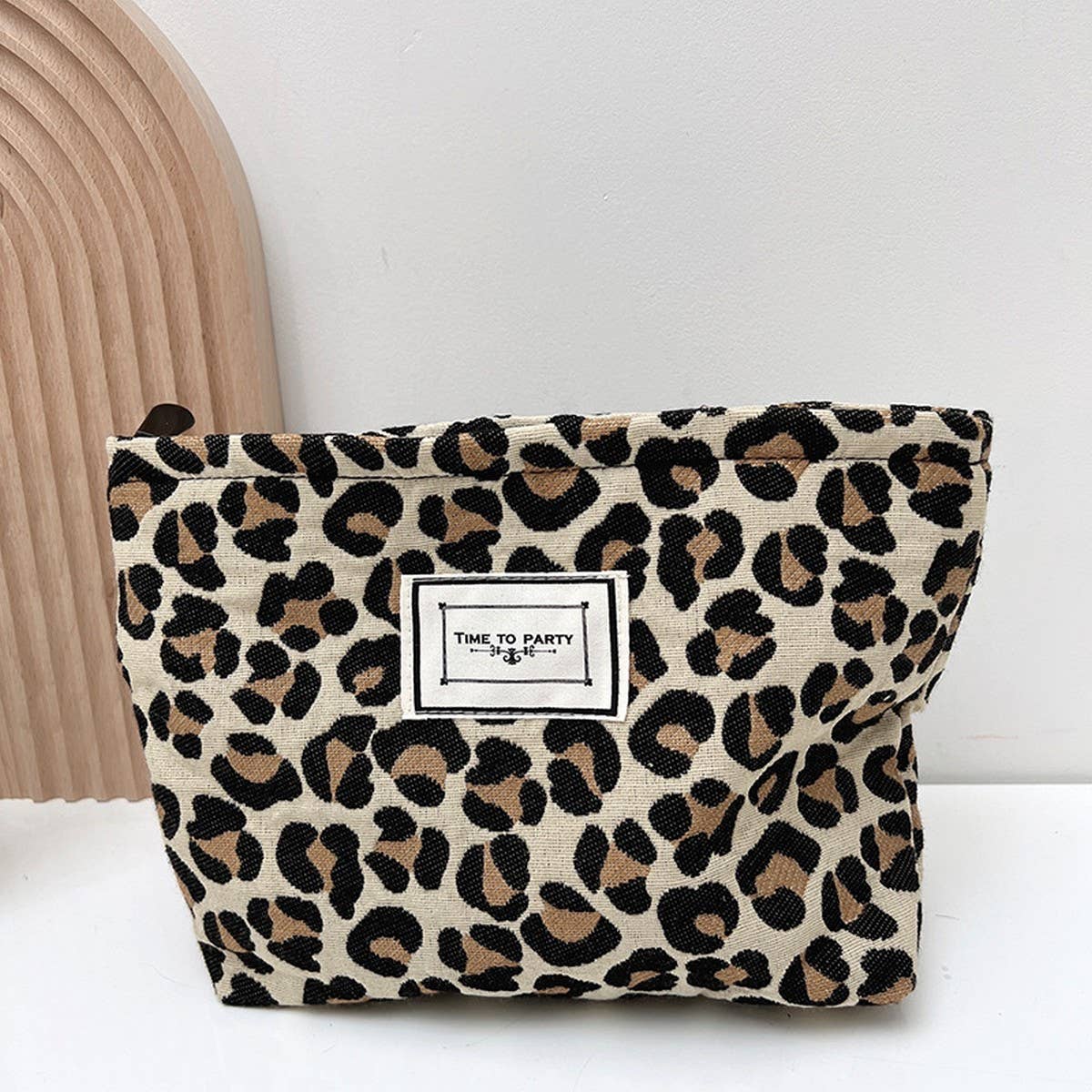 LEOPARD LARGE CAPACITY MAKEUP BAG STORAGE BAG_CWAB1227