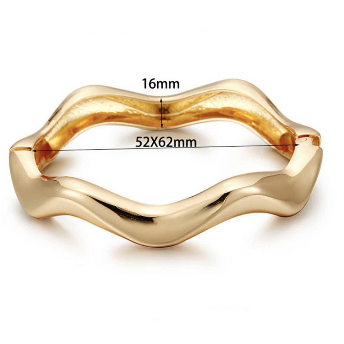 FASHIONABLE AND VERSATILE POLISHED ALLOY BRACELET_CWMM3119