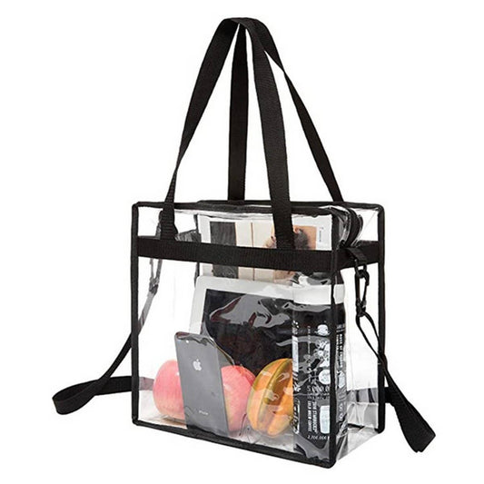 TRANSPARENT CROSSBODY BAG PORTABLE SHOPPING BAG_CWAB1307