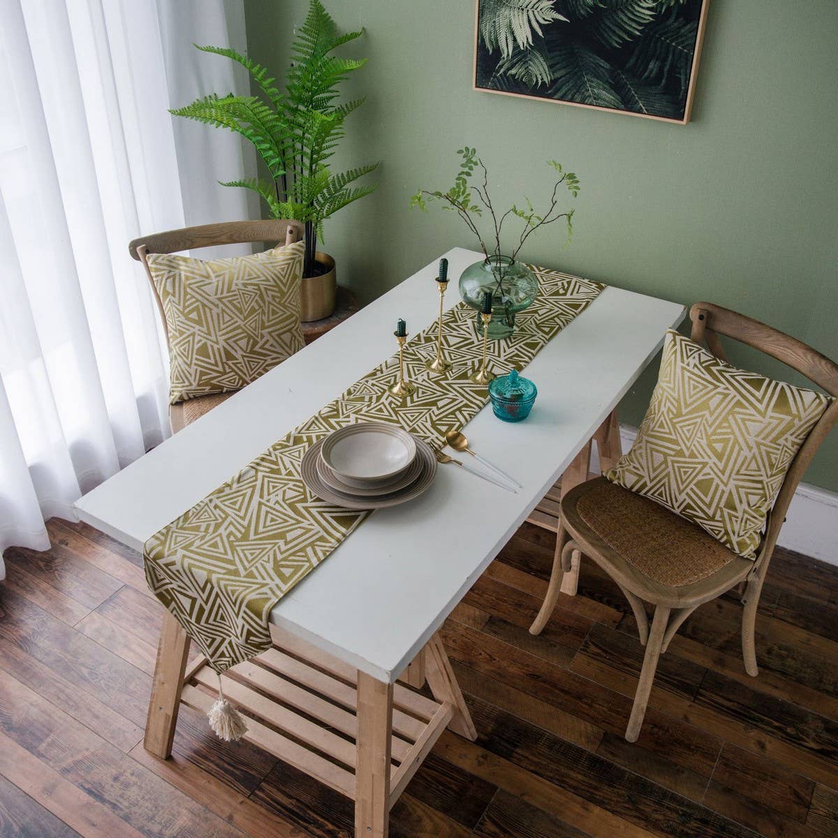 MODERN SIMPLE LONG COFFEE TABLE TABLECLOTH