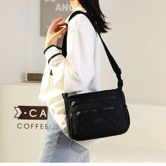 CASUAL LIGHTWEIGHT NYLON SHOULDER CROSSBODY BAG_CWAB3528