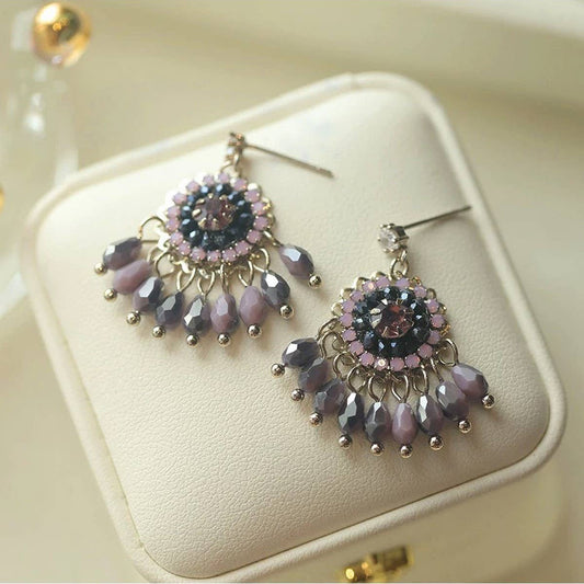RETRO TASSEL TEMPERAMENT PERSONALITY EARRINGS