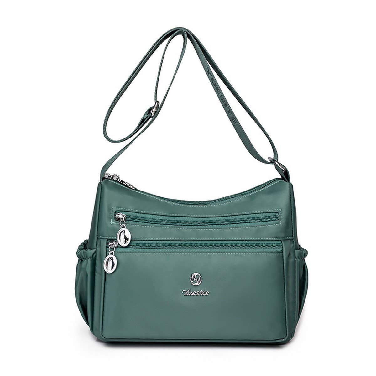 LIGHTWEIGHT WATER-REPELLENT NYLON SHOULDER BAG_CWAB3502