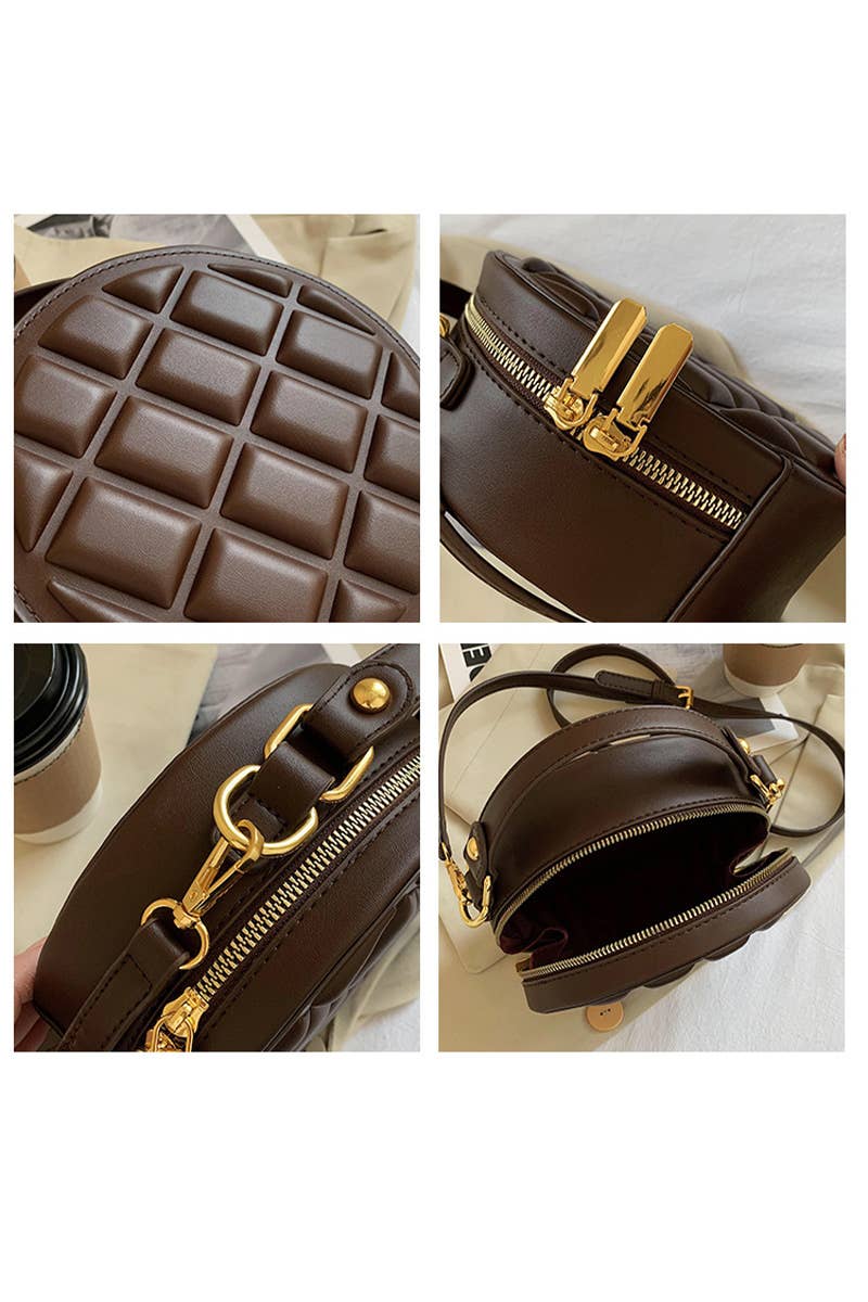 WAFFLE LOUND CROSS BODY BAG_CUAB0087