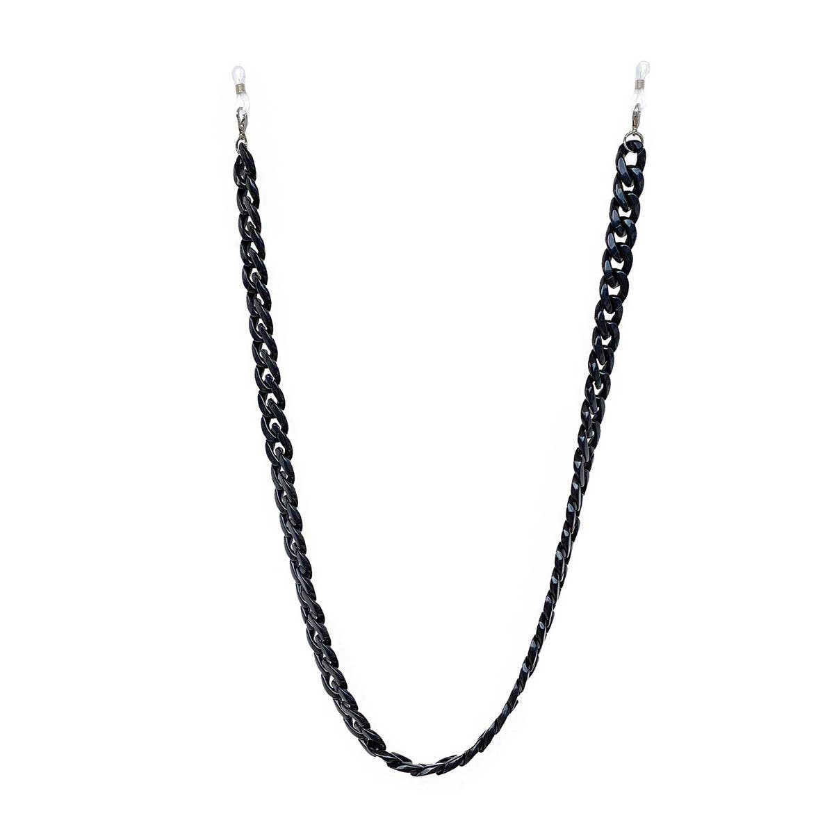BLACK NON-SLIP CHAIN GLASSES LANYARD_CWMM1170