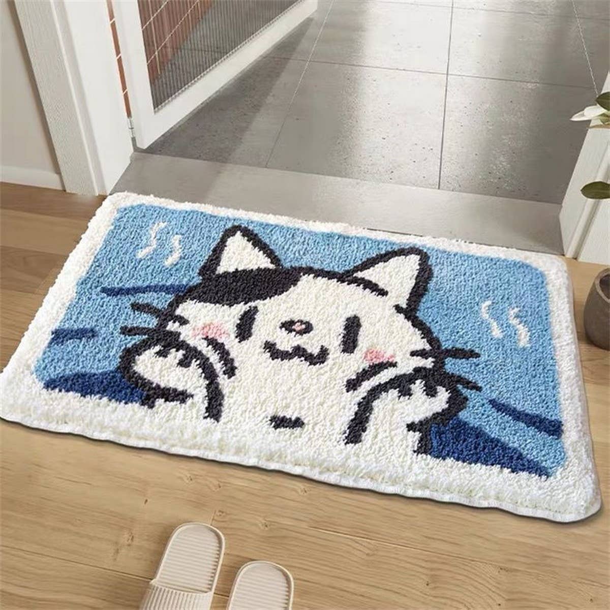 Cute Non-Slip Bathroom Mat, Quick Dry, Absorbent