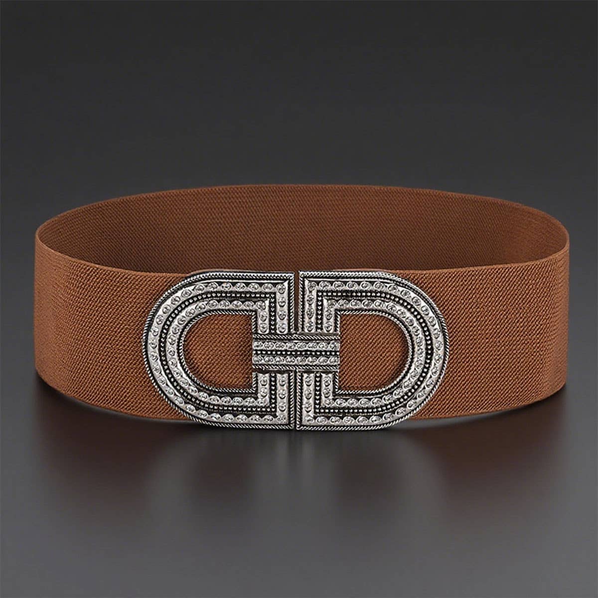 Diamond-encrusted versatile belt with diamonds