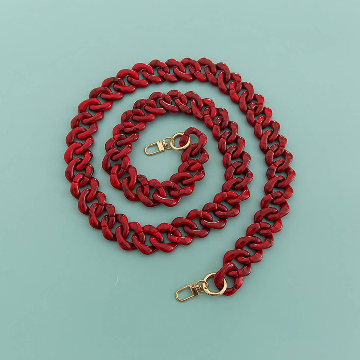 47in" Acrylic Diamond Bag Strap -Colorful Chain_CWMM5058