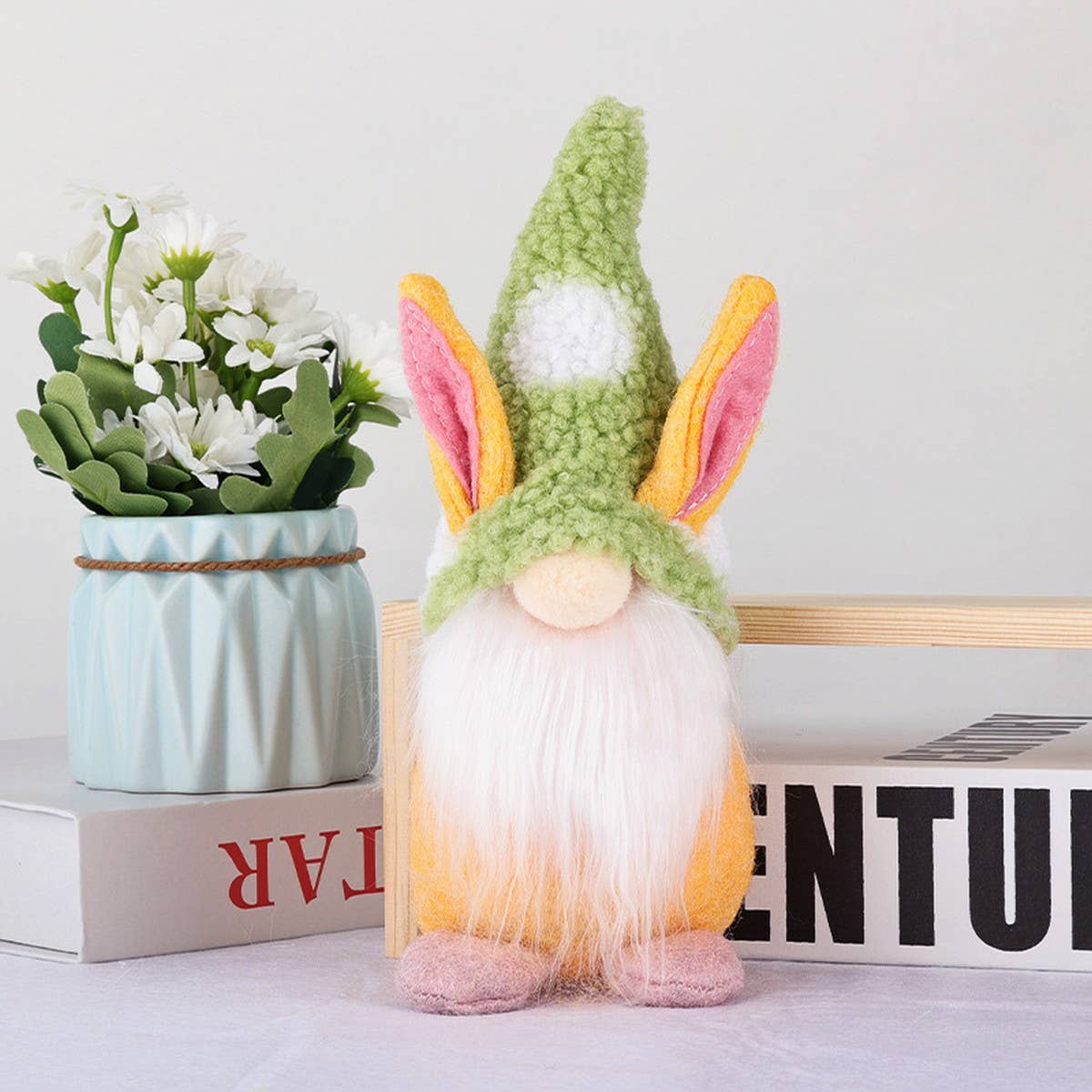 EASTER CARTOON BUNNY FACELESS DOLL ORNAMENTS