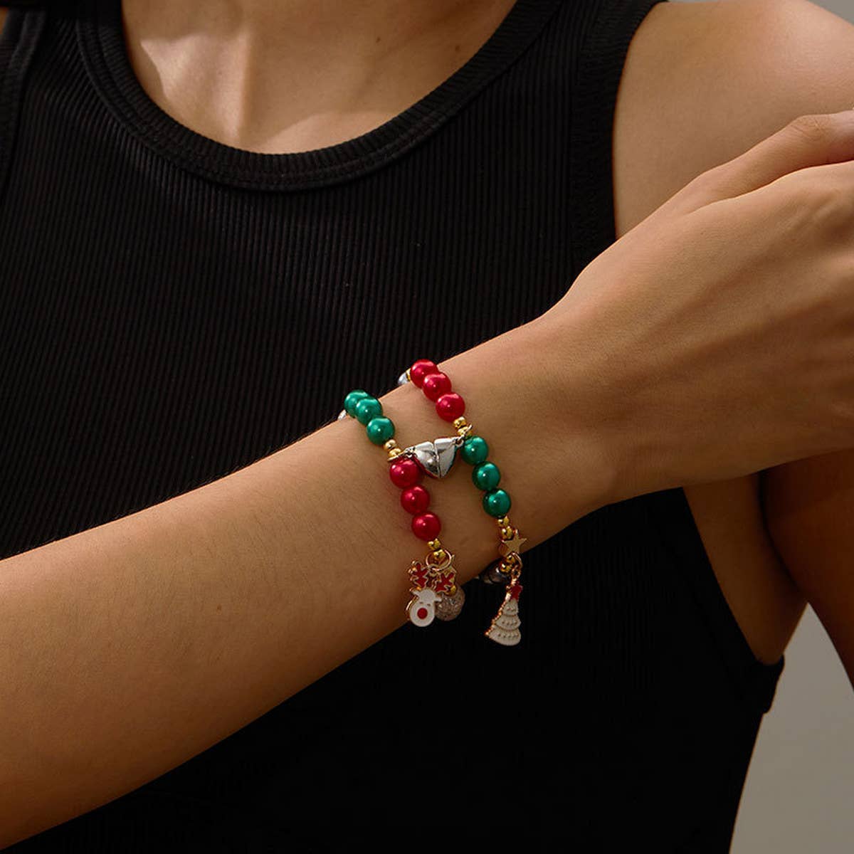 CHRISTMAS TREE NEW LOVE MAGNETIC BRACELET