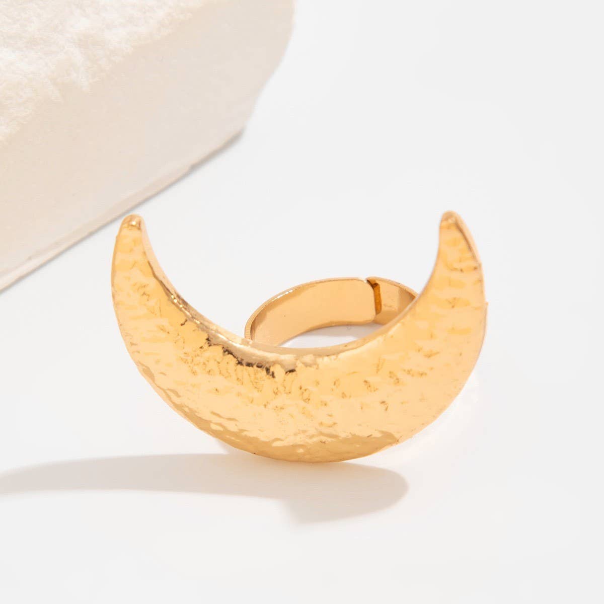 NEW WRINKLED THREE-DIMENSIONAL LOVE ALLOY RING_CWMM3241