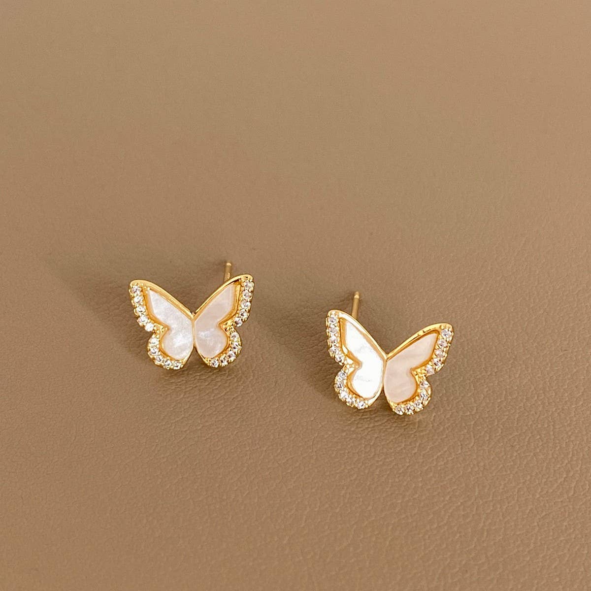 SWEET BUTTERFLY MICRO-INLAID EARRINGS FOR WOMEN
