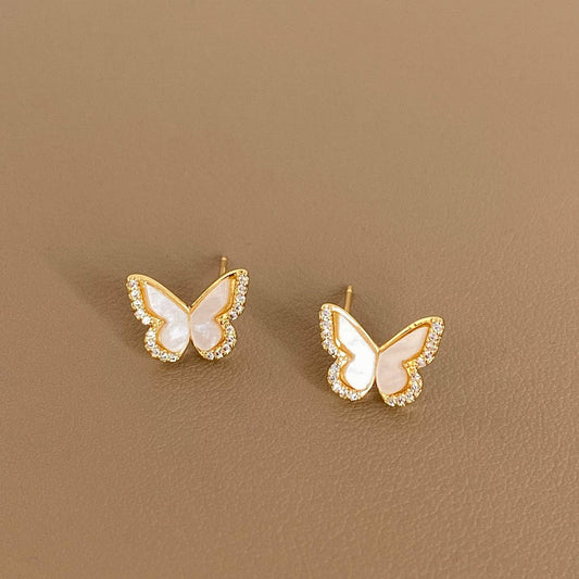 SWEET BUTTERFLY MICRO-INLAID EARRINGS FOR WOMEN