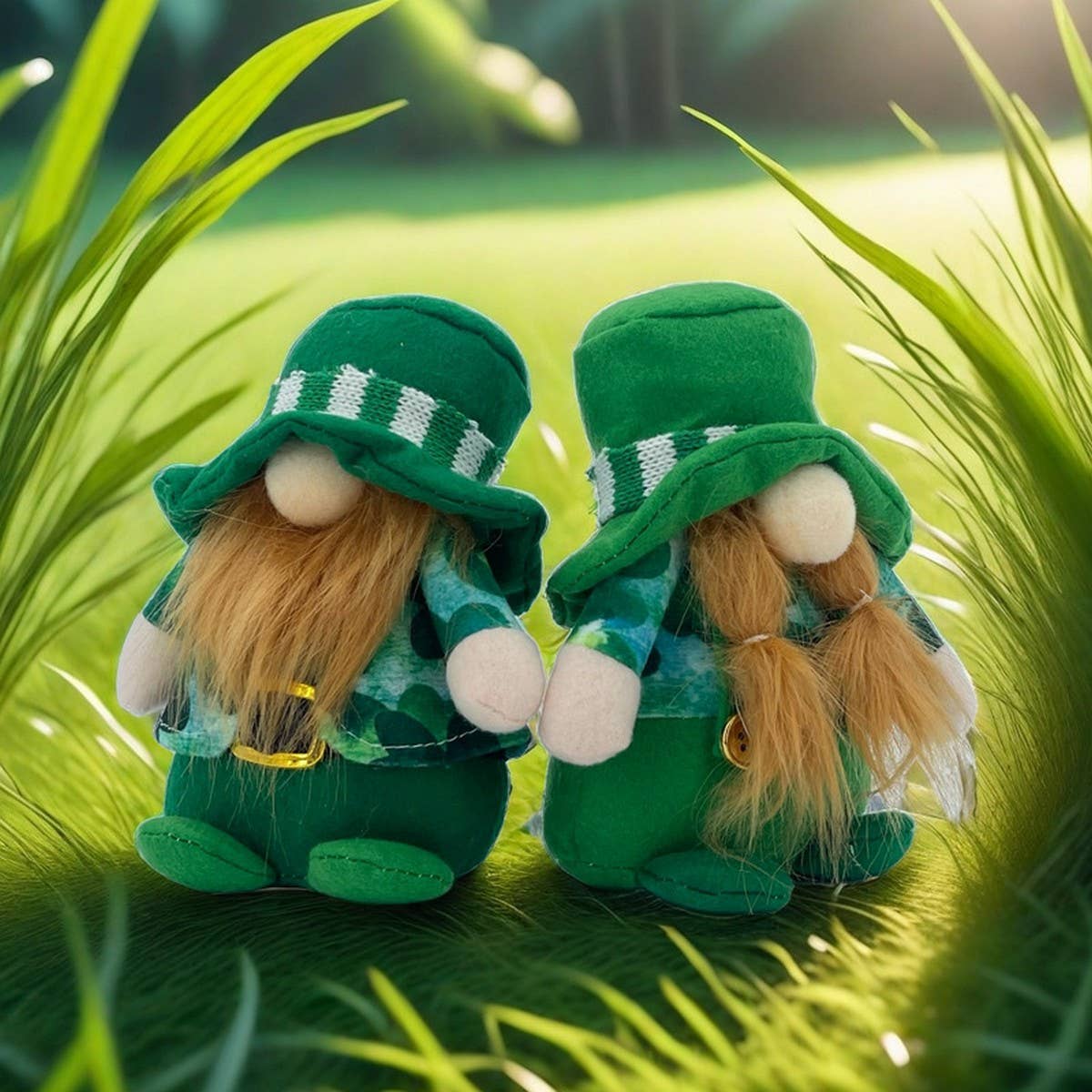 ST. PATRICK'S DAY GREEN HAT DOLL ORNAMENT_CWMM3441