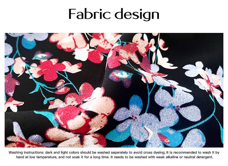 TEMPERAMENT PRINT WAIST DRESS