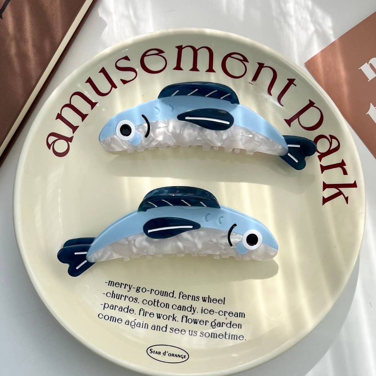 Sardine Acetate Claw Clip ? Chic Hair Accessory