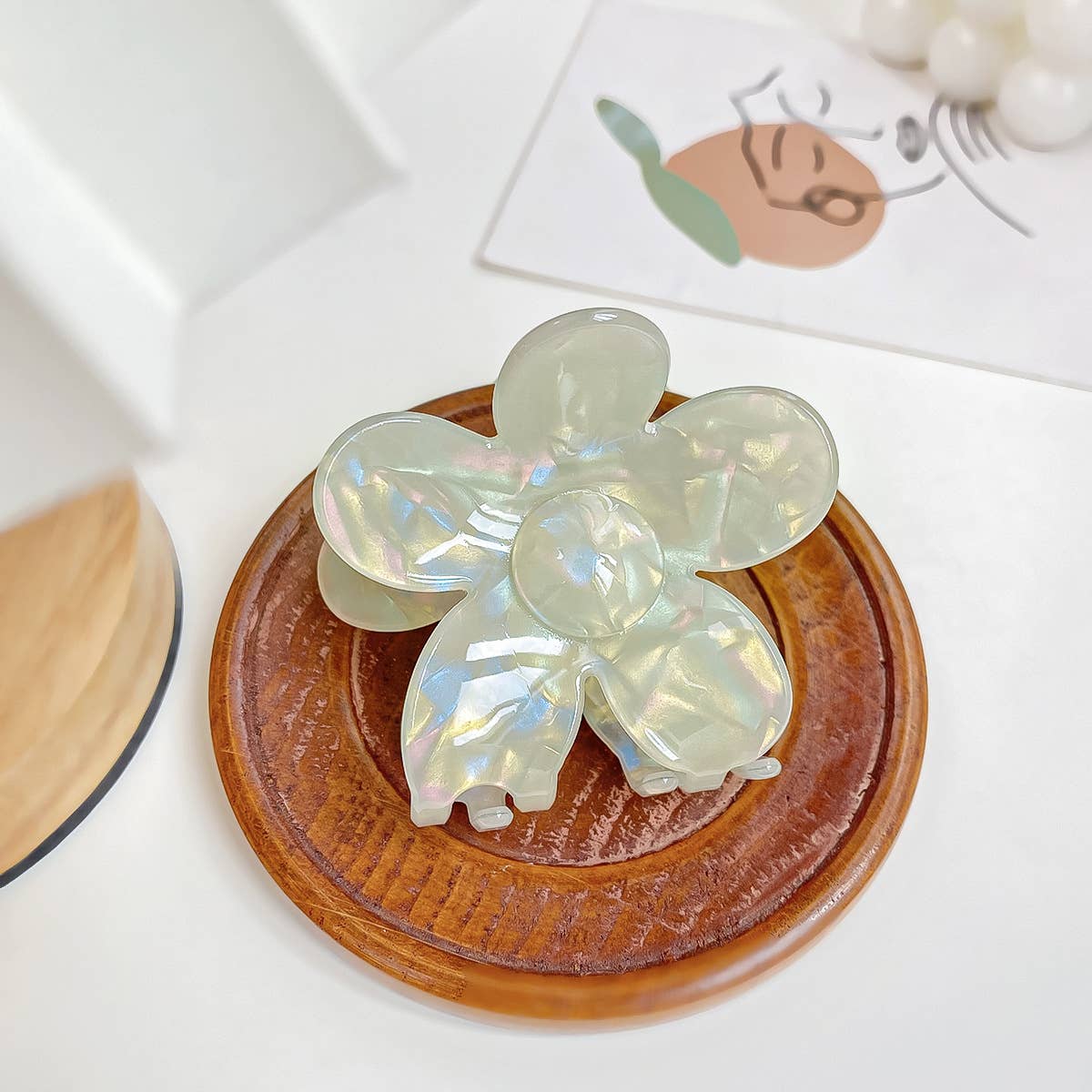 Iridescent Mermaid imitation acetic acid clip