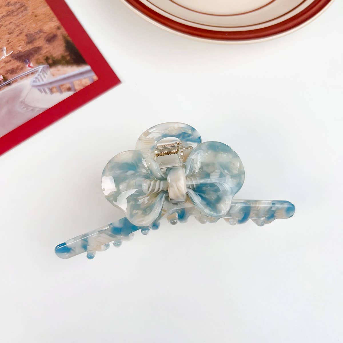 AESTHETIC AND HIGH-END SWEET BOW HAIRPIN_CWAHA1587