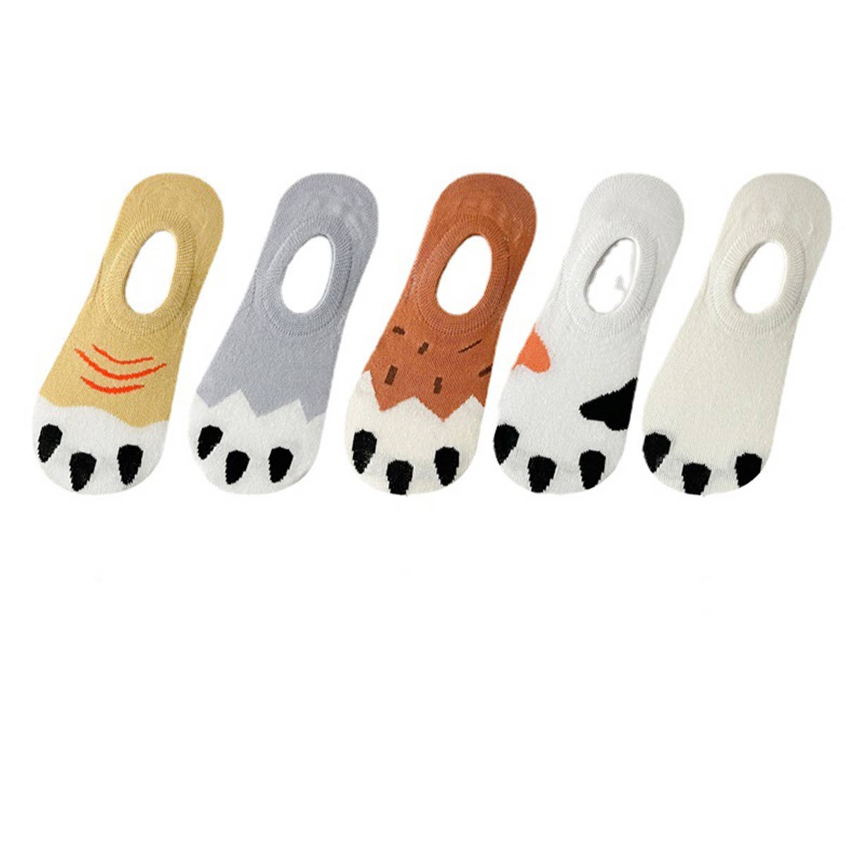CUTE CAT PAW BOAT SOCKS SUMMER INVISIBLE SOCKS