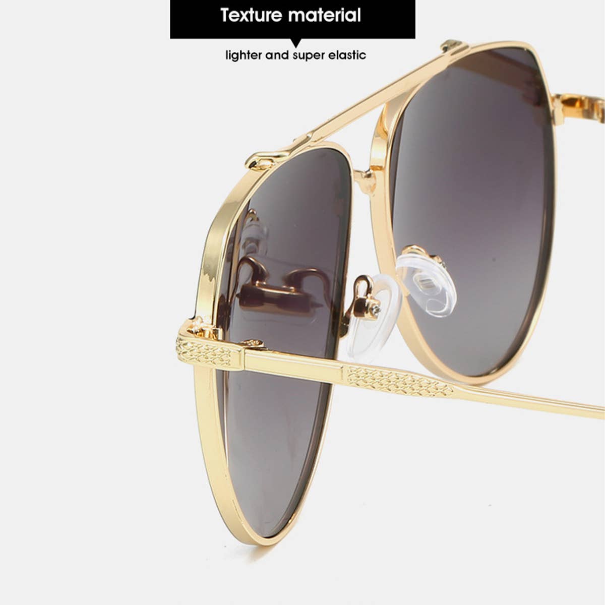 LARGE LENS AVIATOR SUNGLASSES UNISEX
