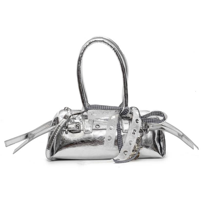 Niche bow-shaped single-shoulder crossbody bag