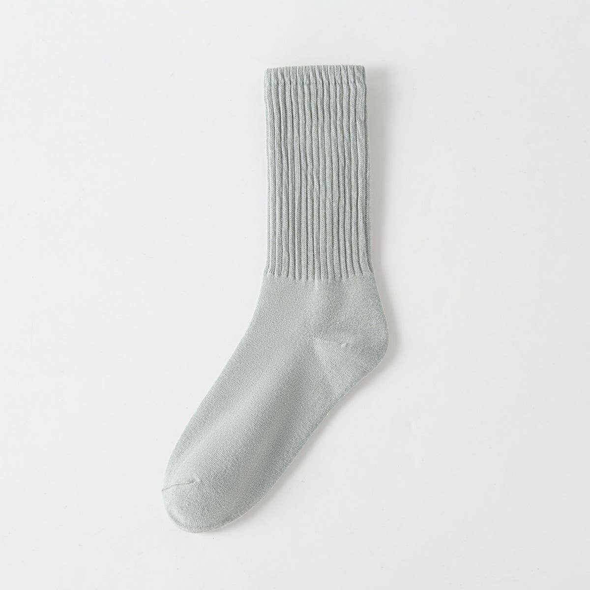 NEW SOLID COLOR CASUAL ALL-MATCH MID-TUBE SOCKS