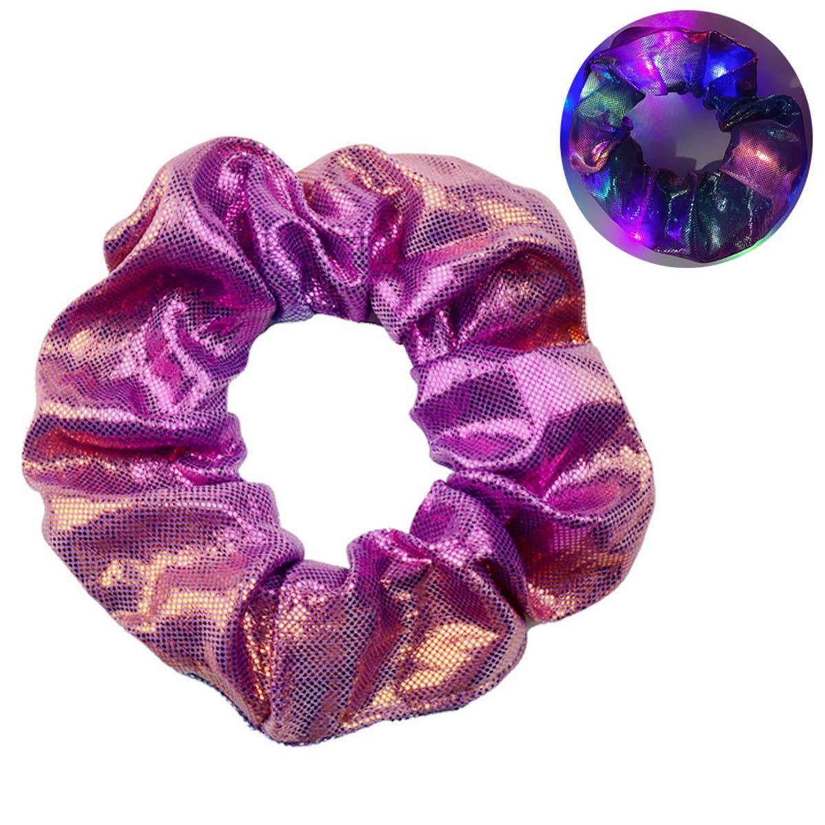 FASHIONABLE GLITTER LARGE INTESTINE HAIR TIE_CWAHA0869