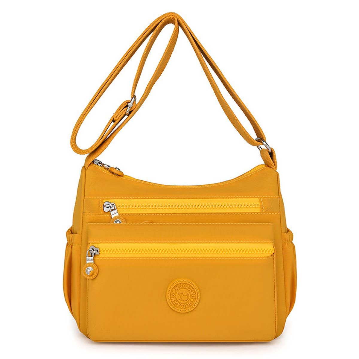 LIGHTWEIGHT NYLON MULTI-LAYER SHOULDER BAG