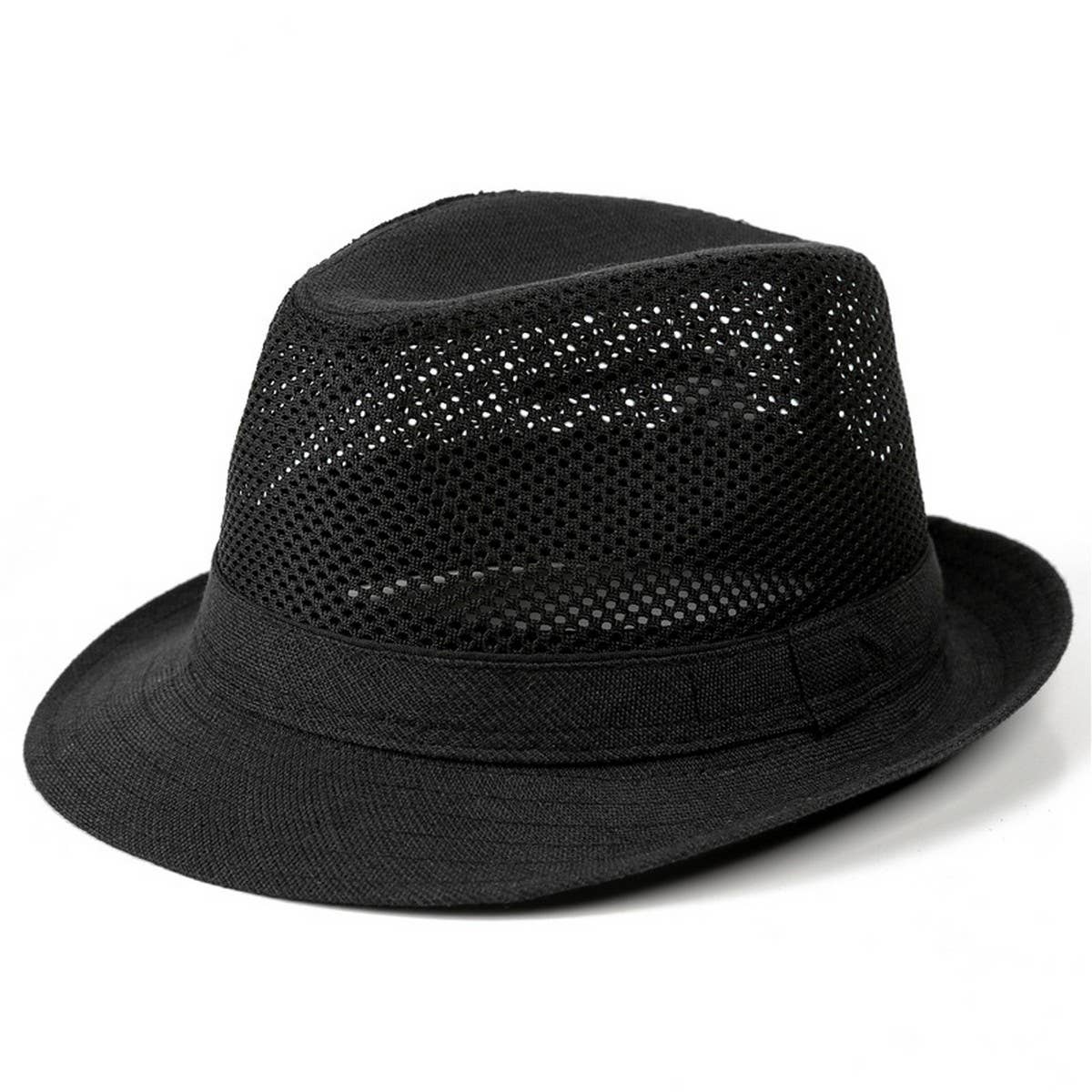MEN'S SUMMER SUN PROTECTION MESH STRAW HAT_CWAH1464